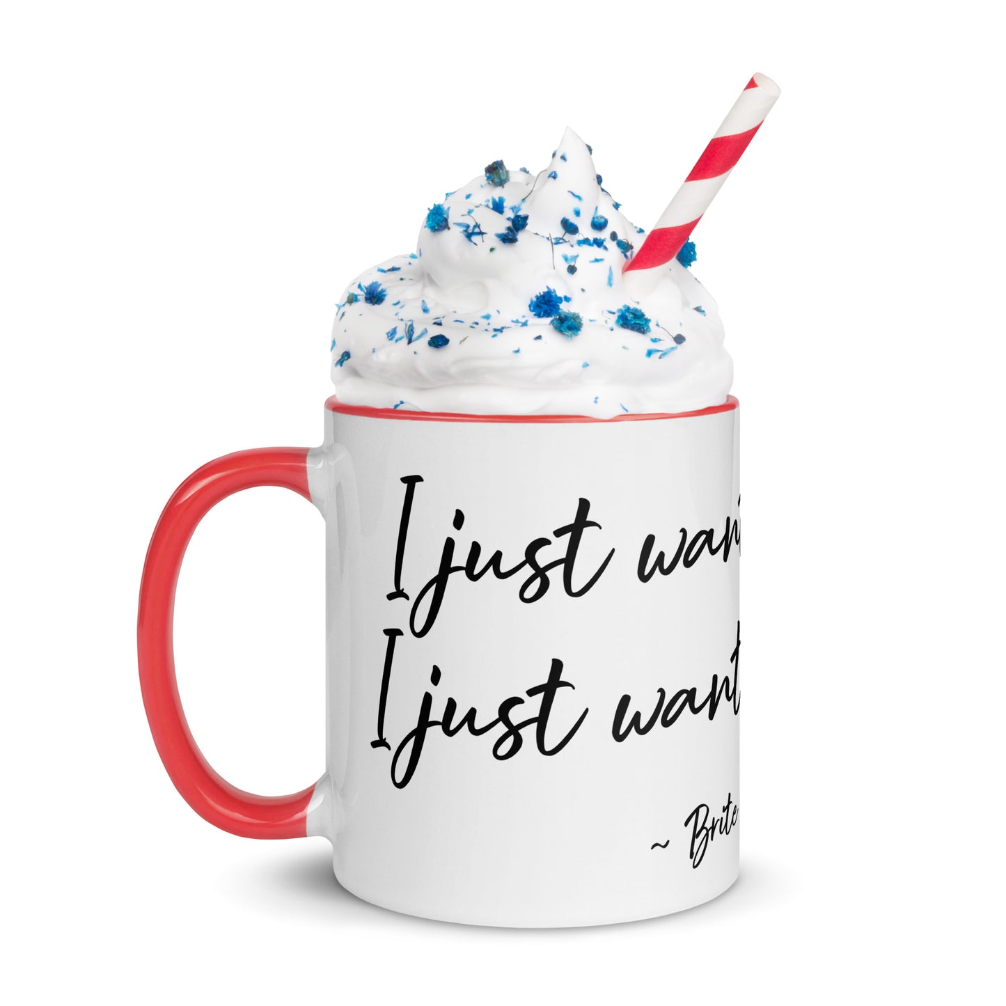 'I Just Want U2 Myself' - Mug with Color Inside